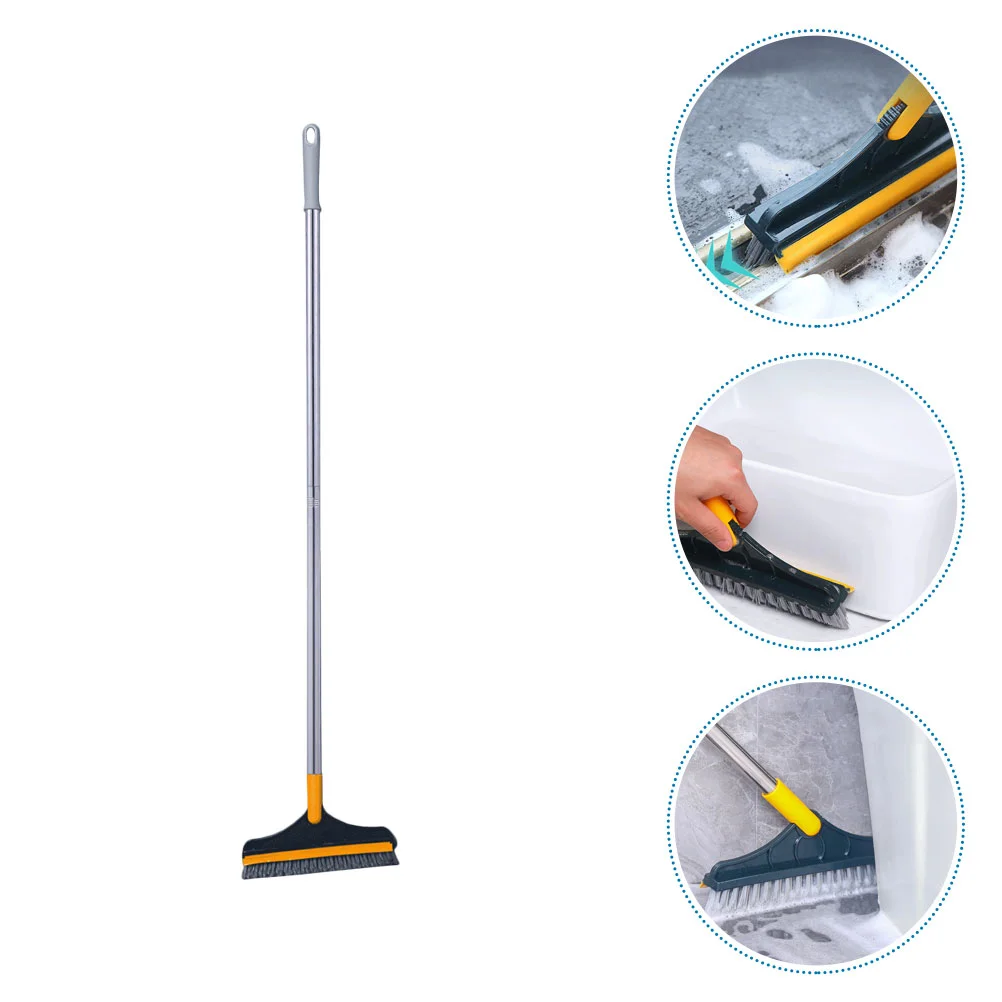 

Brush Floor Cleaning Cleaner Scrubber Squeegee Tile Scrub Bathroom Grouttoiletbroom Forbrushes Handle Scraper Bathtub Hotel Deep