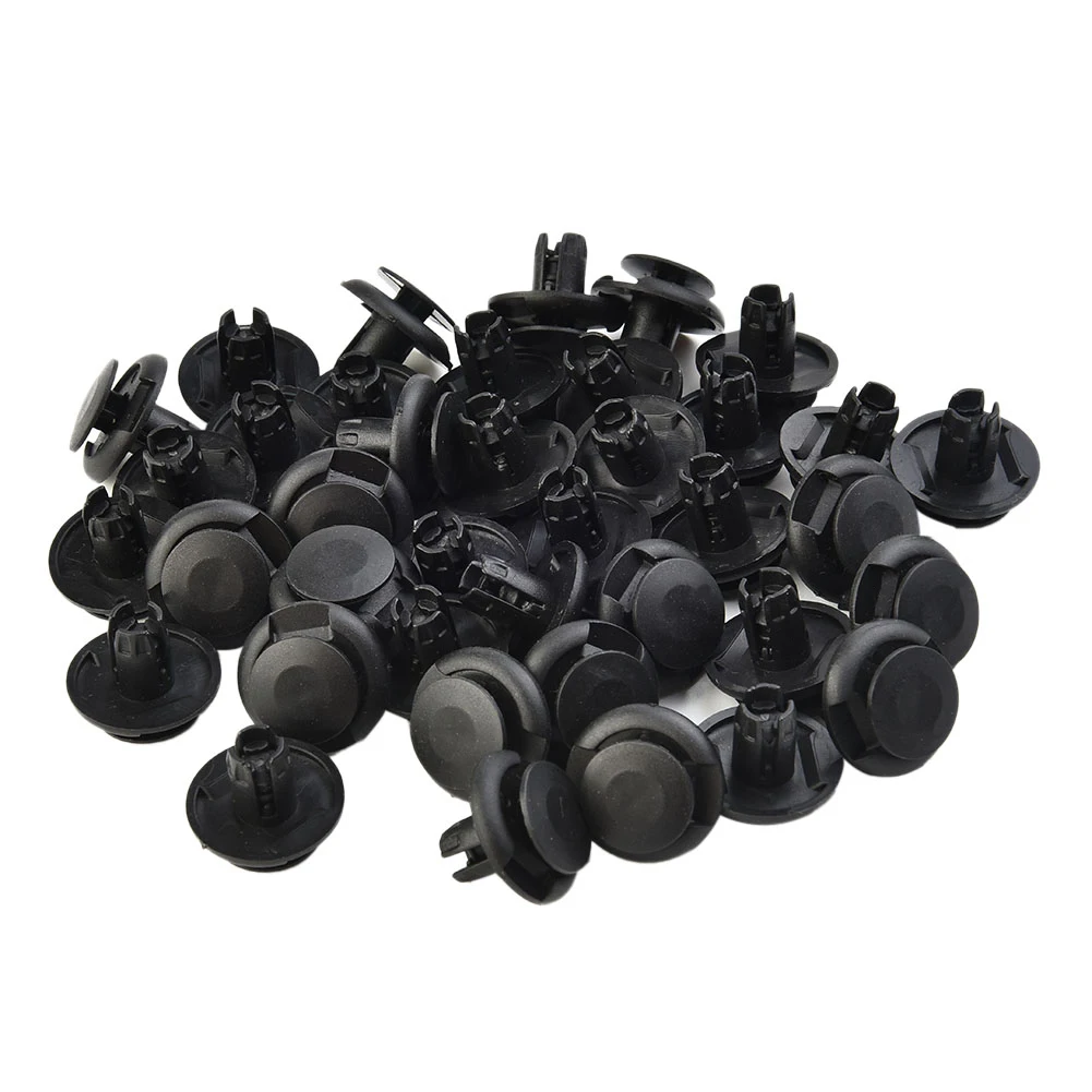 

50Pcs 8mm Hole Plastic Push Pin Rivet Fastener Clips For Car Bumper Door Trim For Toyota Replaces 90467-07164 For Suzuki For Maz