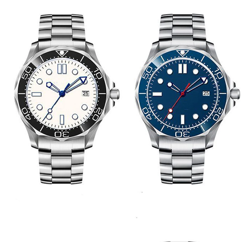 Custom Logo 41mm Sapphire Sterile Dial NH35 Men's Watches Ceramic Bezel Luminous Automatic Mechanical Wristwatch enlarge