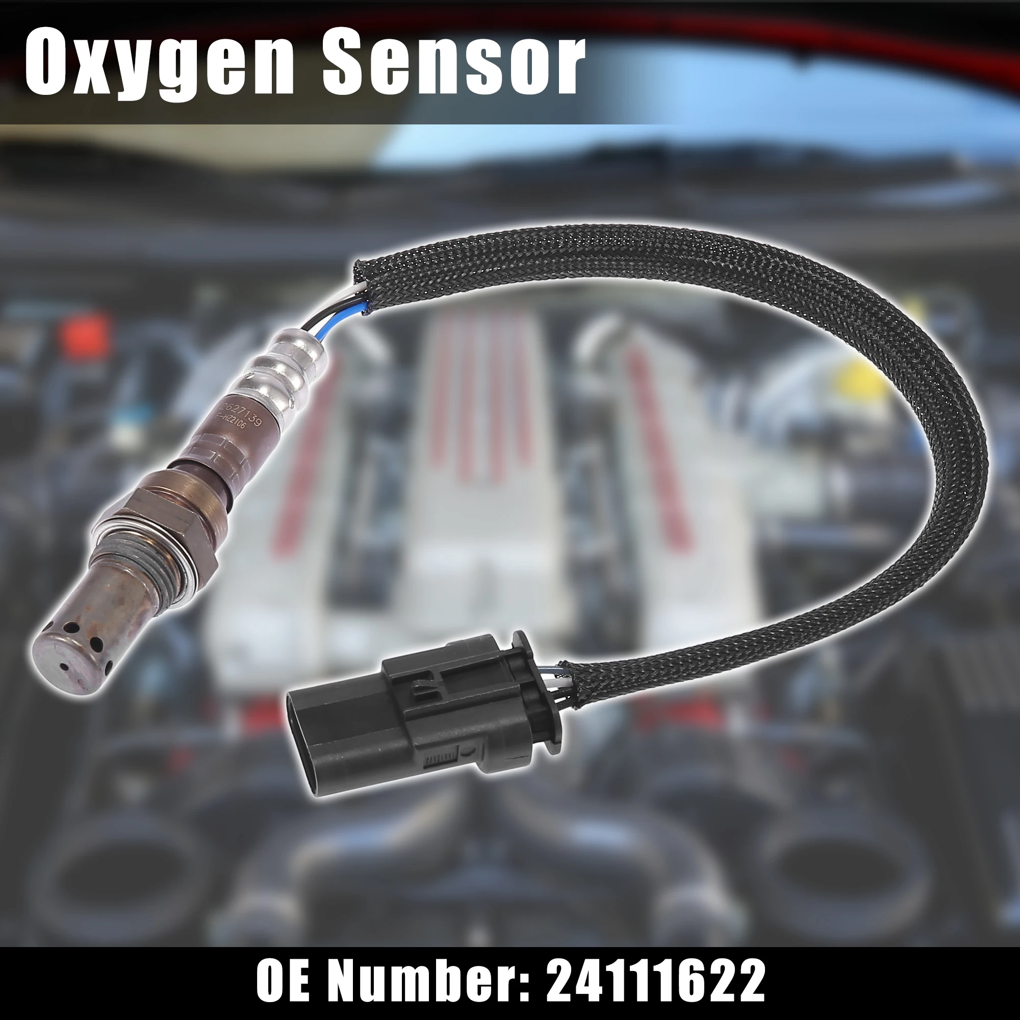 

X Autohaux Auto Lambda Oxygen Sensor 24111622 for Buick GL8 2.5L 2017 Probe Exhaust Gas Air Fuel Ratio O2 Sensor Car Accessories