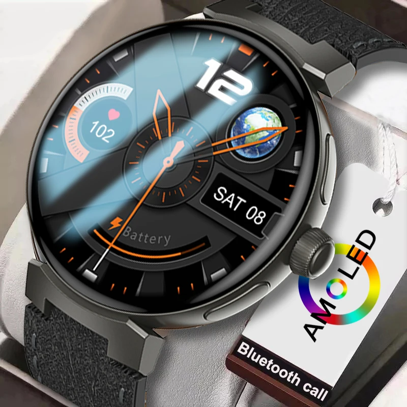 

HYTRON Amoled Smart Watch 2023 Always on Display Bluetooth Call NFC Access Control LV 05 Smartwatch Women Men Sports Watches