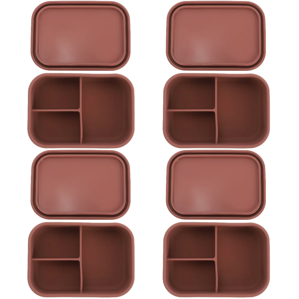 

Силиконовый герметичный контейнер для еды, 4 шт.