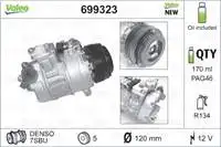 

699323 for air conditioning compressor M54 M52 M52 M57 S54 E39 S54 E39 E38 cno
