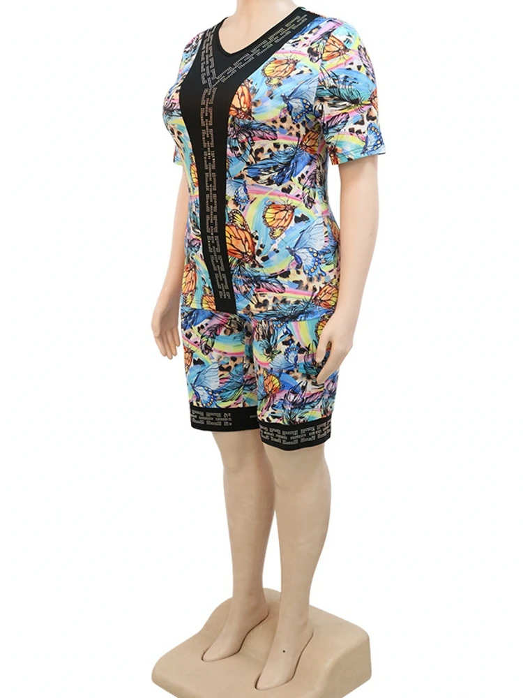 Комплект из двух предметов Женская африканская одежда летний модный Африканский