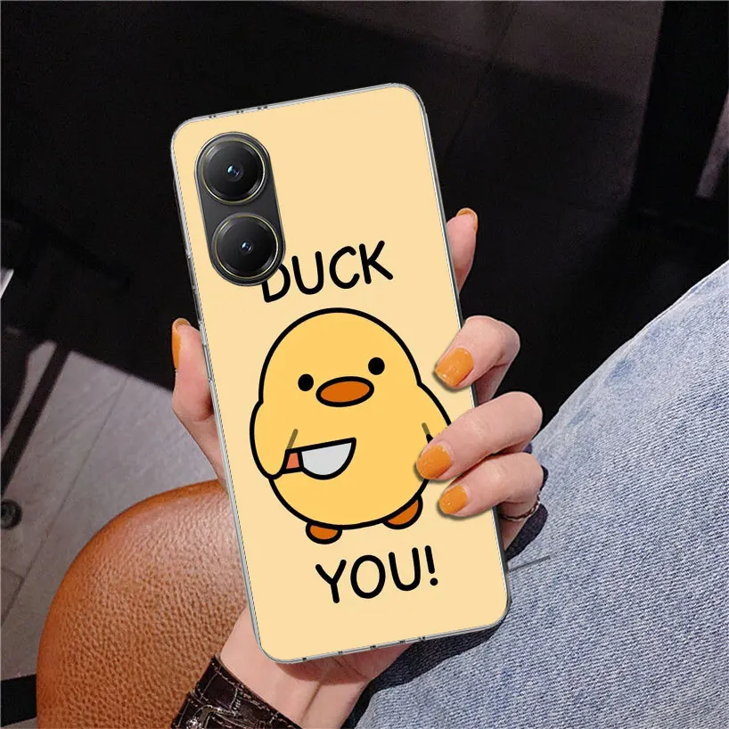 Фото Чехол для телефона Funny Cute Yellow Duck You для Xiaomi Poco X7 X6 X5 X4 X3 Nfc F7 Ultra F6 F5 Pro F4 Gt F3 M6 M5 M4 M3 Personalized Co №4