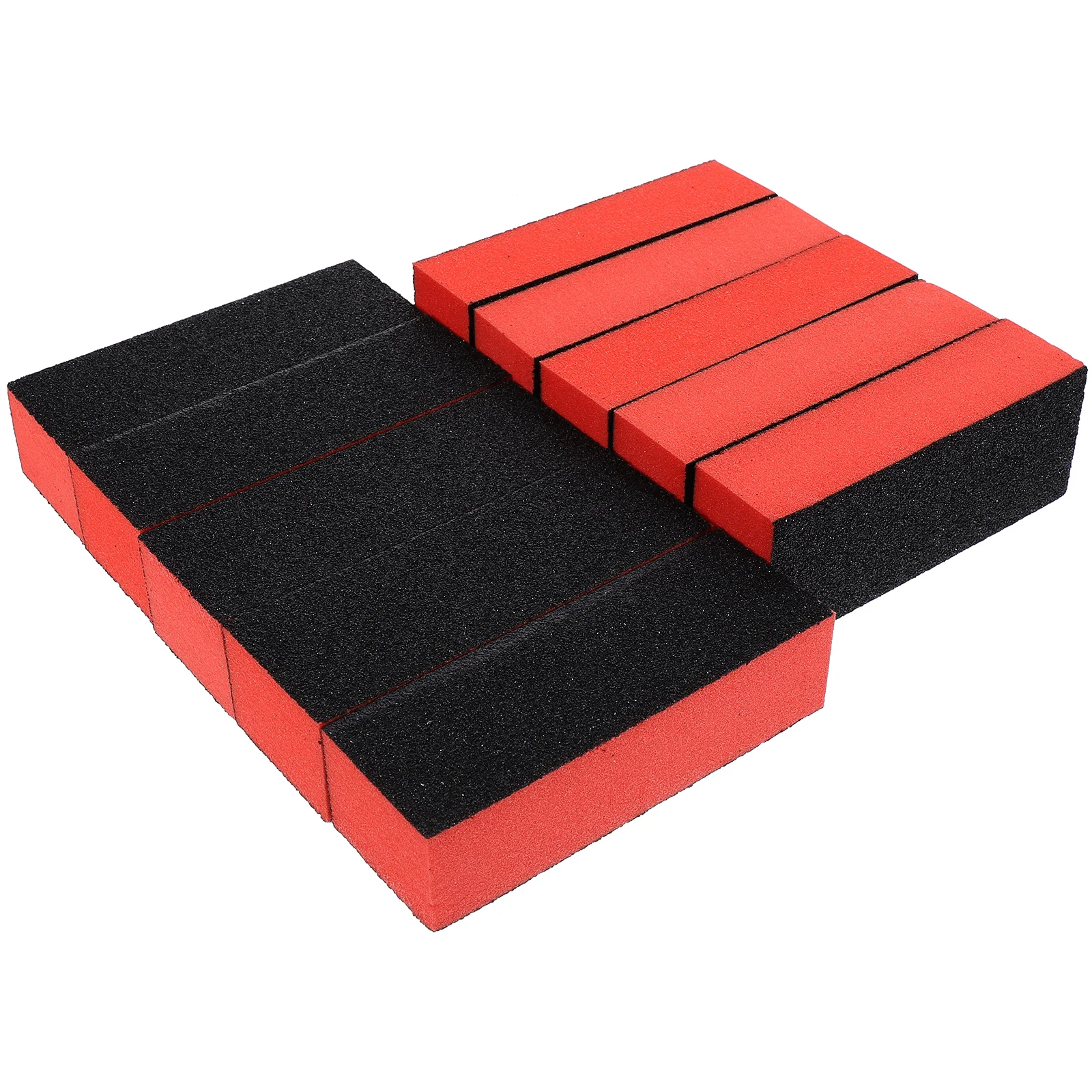

10Pcs Nail File Sanding Block Polisher 3 Way Nail Buffer Sponge Salon Shiner DIY Manicure Care Tool for Professional Fingernail