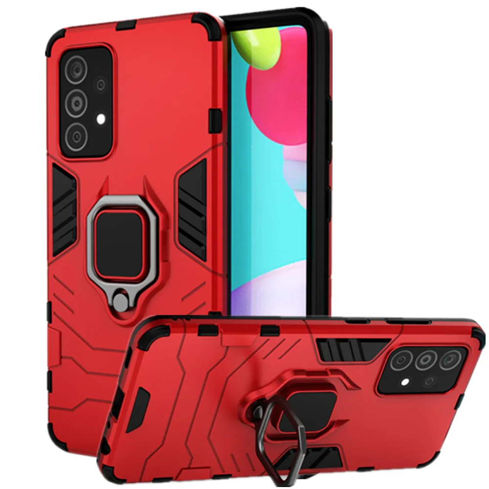 

For Samsung Galaxy A52 4G 5G Case Stand Holder Magnetic Car Ring Phone Funda For Samsung A72 A52S 5G Galaxy A 52 72 52S Funda