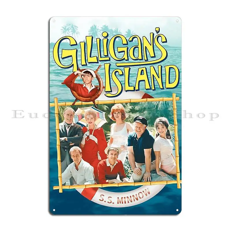 Металлический плакат Gilligan S для фанатов настенный создание клуба паба Фреска