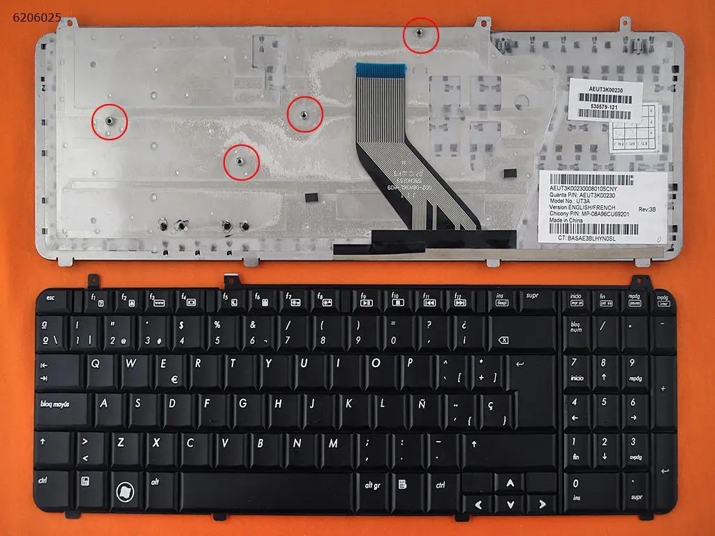 

SP Клавиатура для ноутбука HP DV6-1000 DV6-2000 DV6-1100 DV6-1200 DV6-1300 Series BLACK Reprint