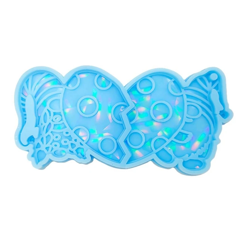 

Resin Jewelry Molds with Hole Christmas Gnome Pendant Silicone Molds