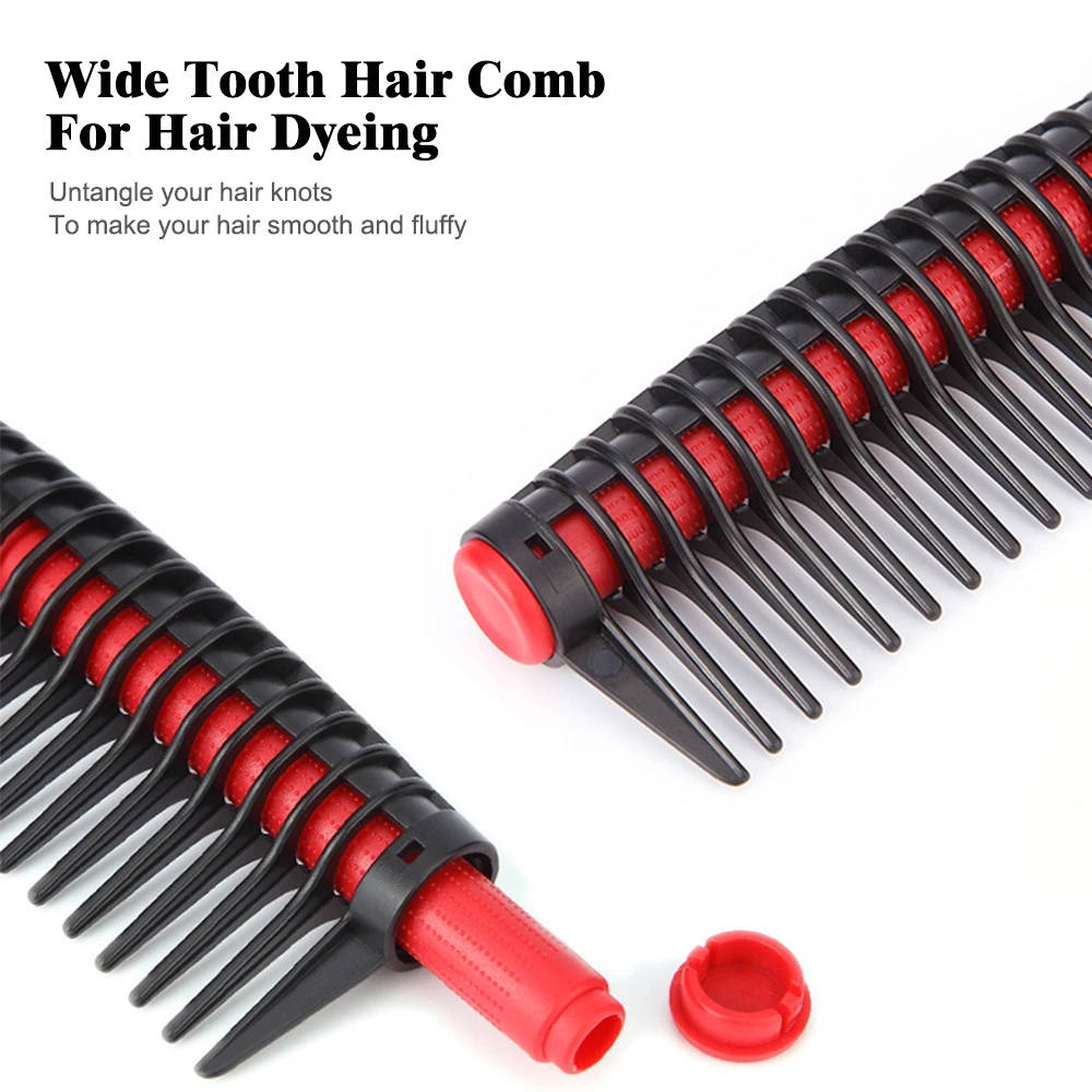 Расческа для волос с широкими зубьями окрашивания профессиональная расческа