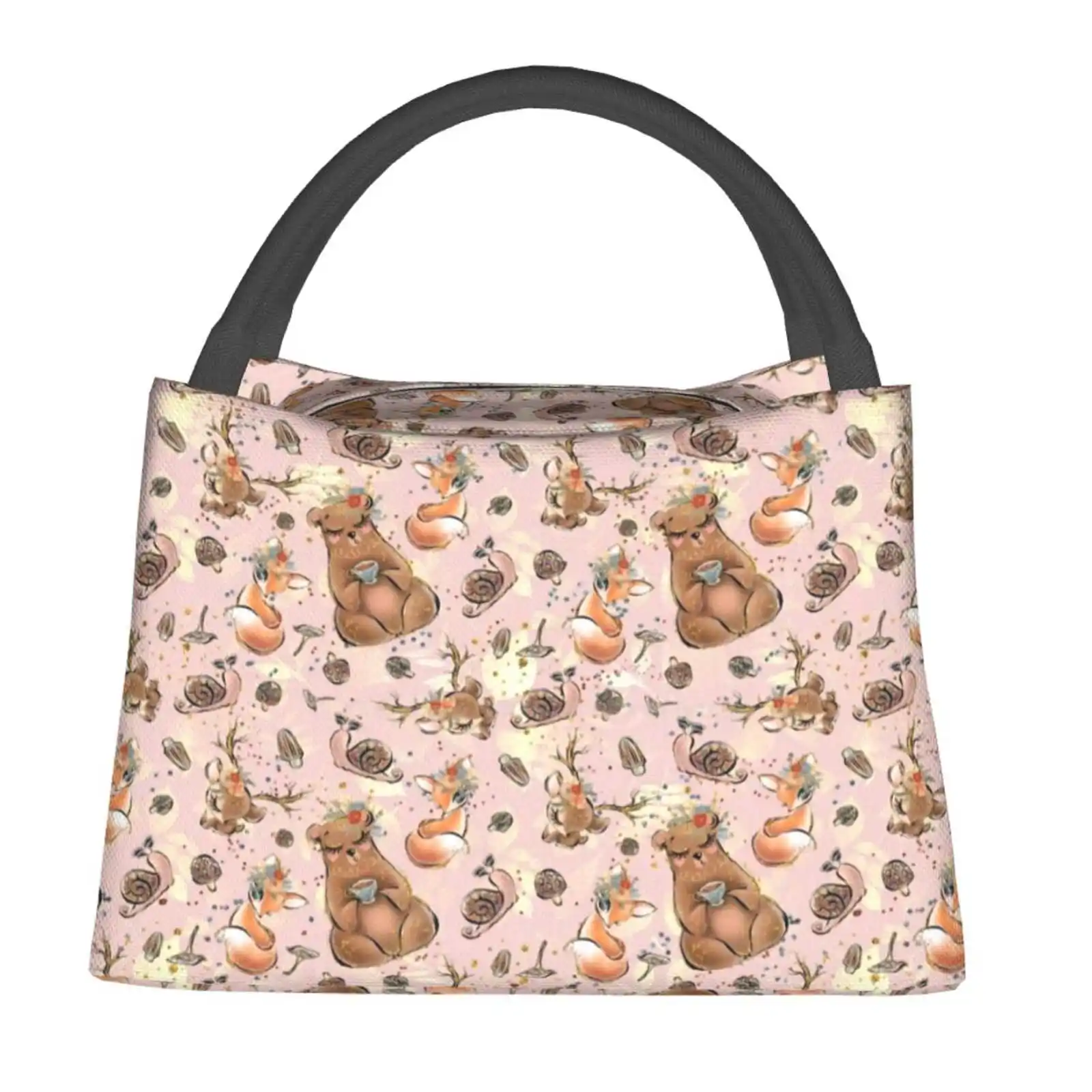 

Осенняя изолированная сумка с листьями сказочной страны для путешествий, обеда, пикника, ужина, школьного искусства, ноутбука, спальни, гост...