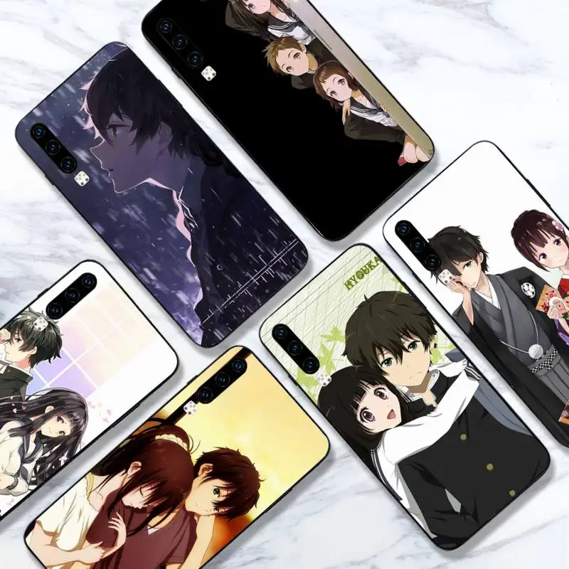 

Hyouka anime girl Phone Case For Huawei honor Mate 10 20 30 40 i 9 8 pro x Lite P smart 2019 Y5 2018 nova 5t