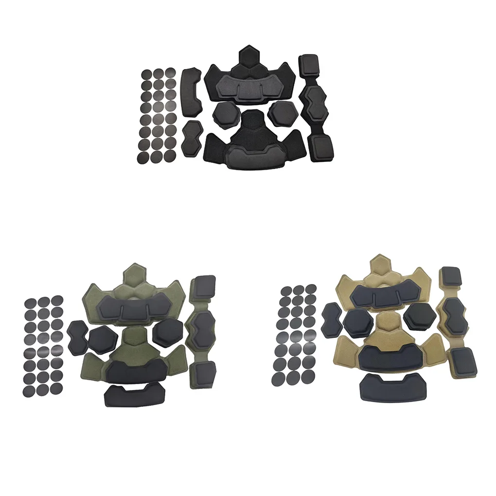 

1 2 Anti-shock Helmet Liner Cushion Set Helmets Inner Pads Kit Headgear Upgrade Modified Spare Parts Replacement for Wendy