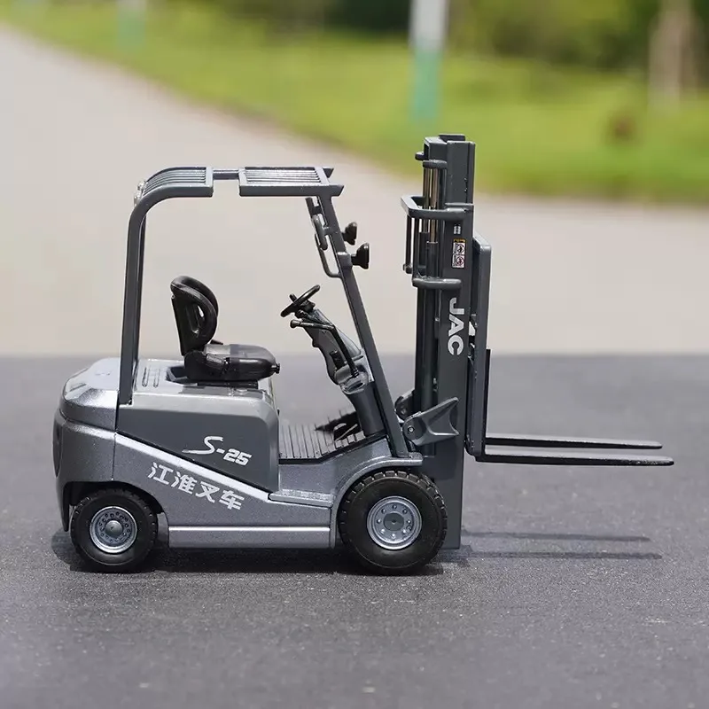 Литый под давлением Электрический вилочный погрузчик JAC S25 коллекционный