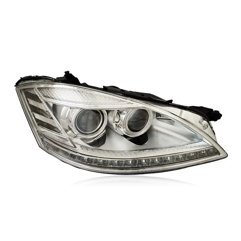 W221 фары для Benz S300 S350 S400 обновленная светодиодная фара 2006-2009 DRL сигнальная линза