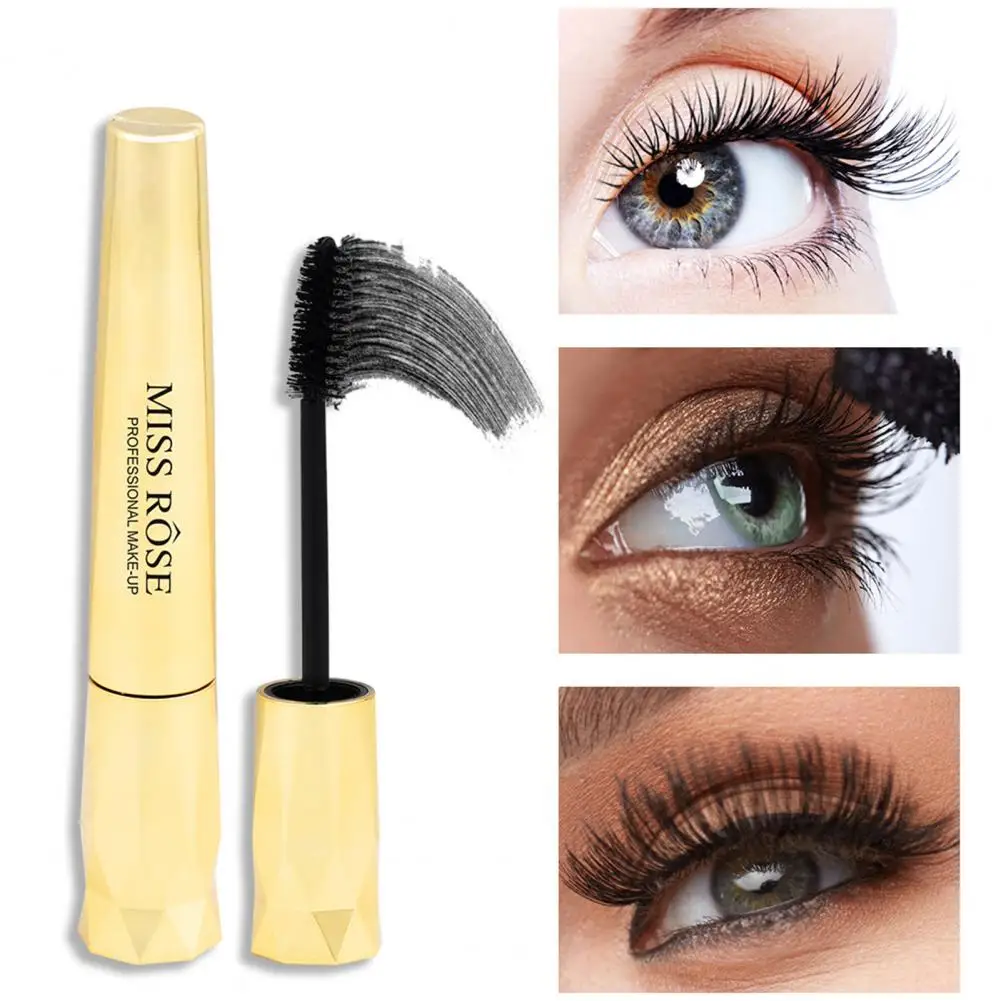 

Miss Rose 12ml Eye Makeup Mascara Slender Waterproof Dense Curls Eyelash Growth Cream Cosmetics Makeup Eyelash Extension Mascara
