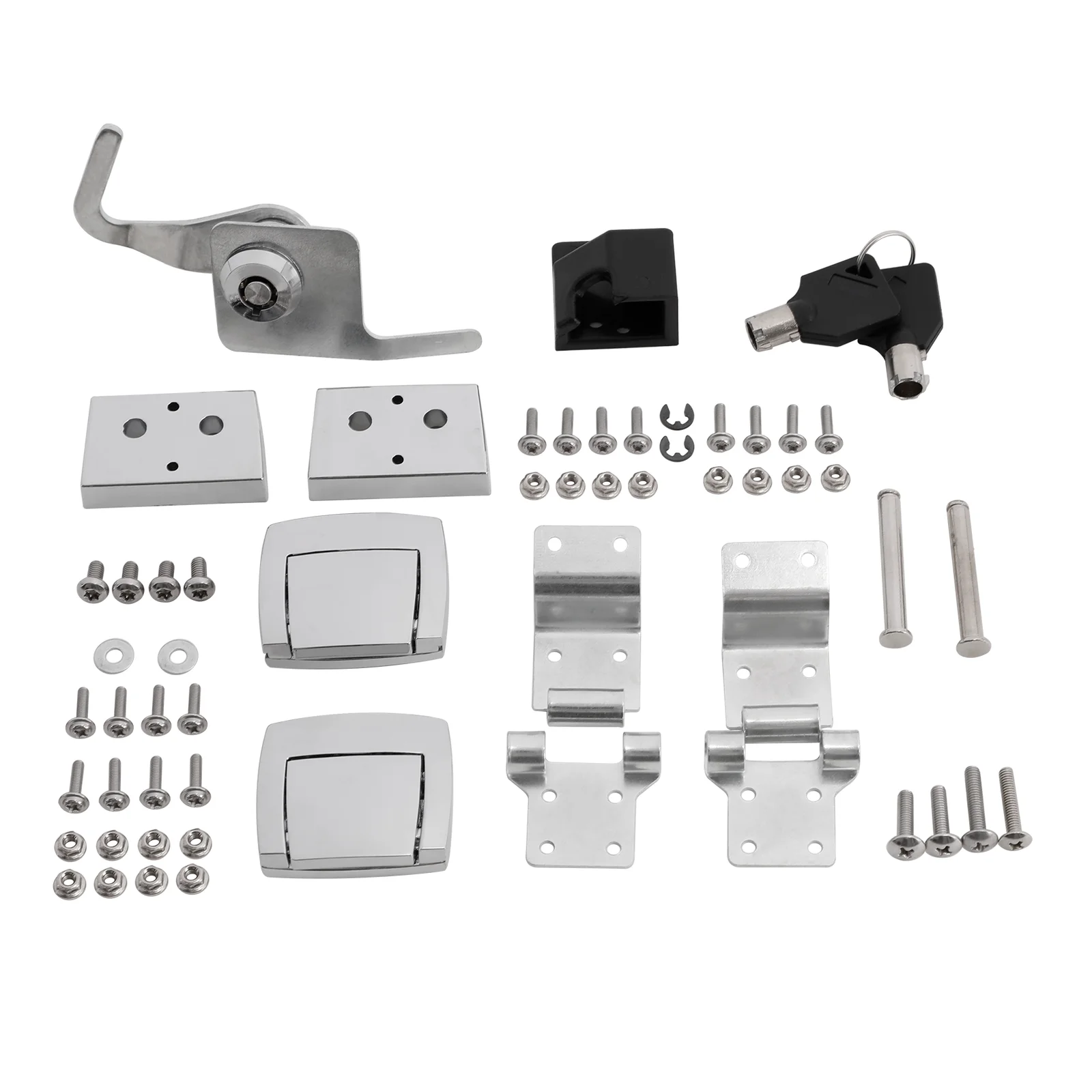 Motorrad Pack Kofferraum Riegel Scharniere Schloss Kit Für Harley Tour Pak Touring Road King Glide 2014-2018