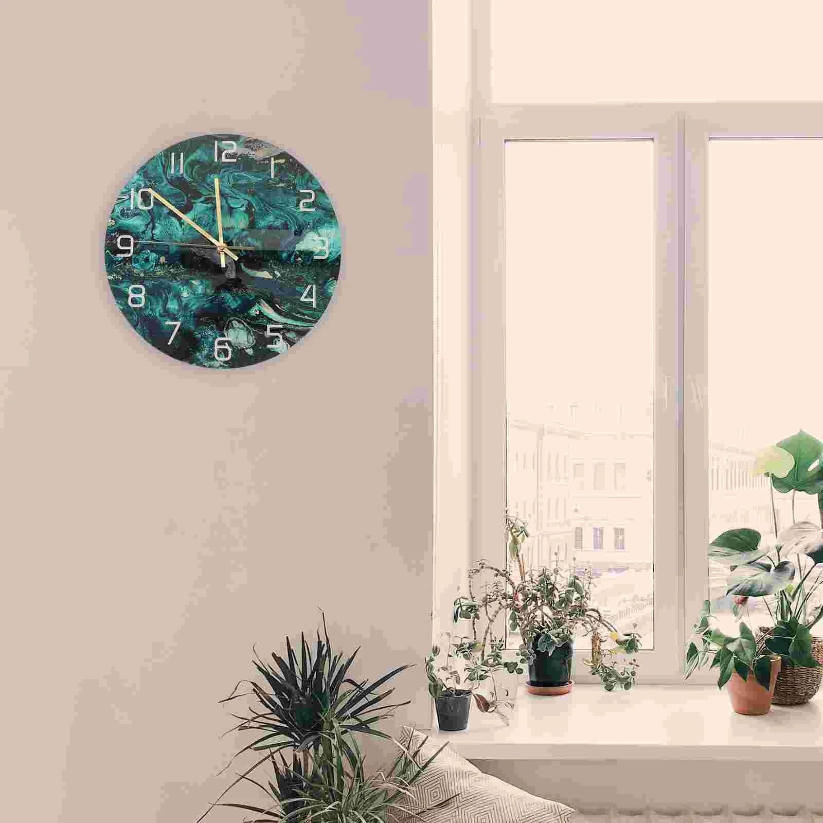 

Wall Clock Home Decor Home Three-dimensional Mute Acrylic Delicate Silent Office Accessories