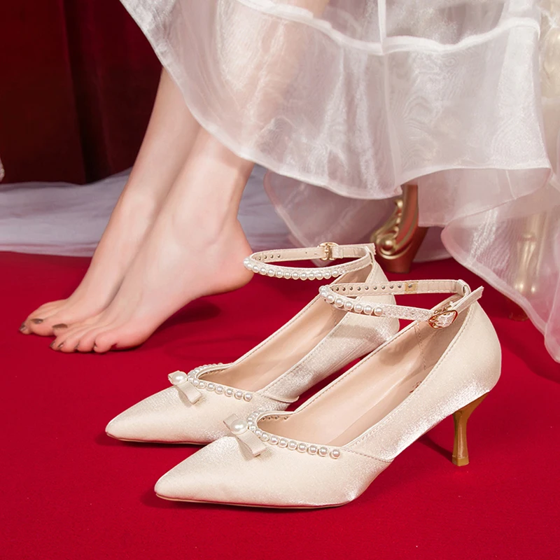 

Женские туфли на высоком каблуке 12 см, бежевые удобные босоножки на платформе и высоком каблуке, брендовые туфли-лодочки с острым носком, по...