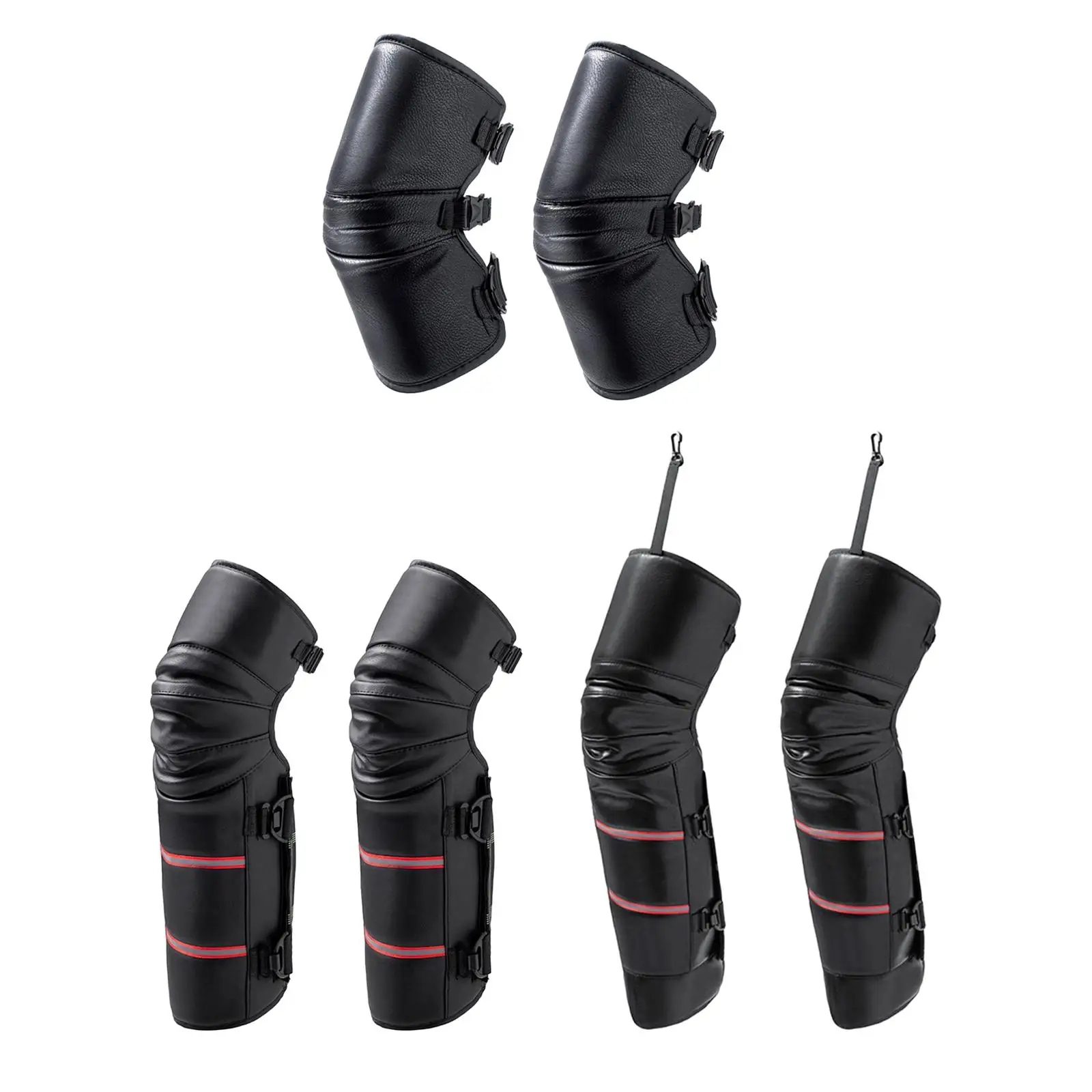 

2Pcs Winter Knee Pads Leggings Motorcycles Protective Riding Women Men