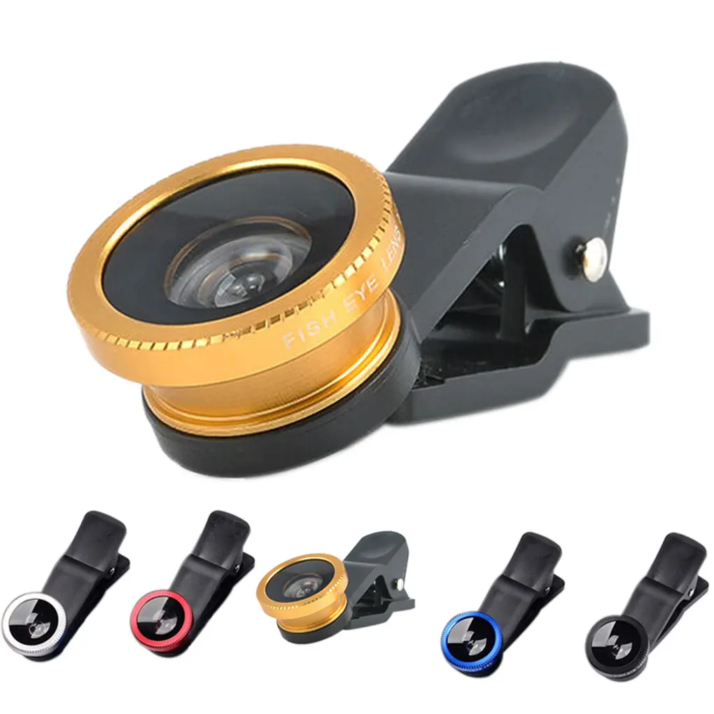 Phone Camera Lens Professional Clip-on Type Wide Angle Macro