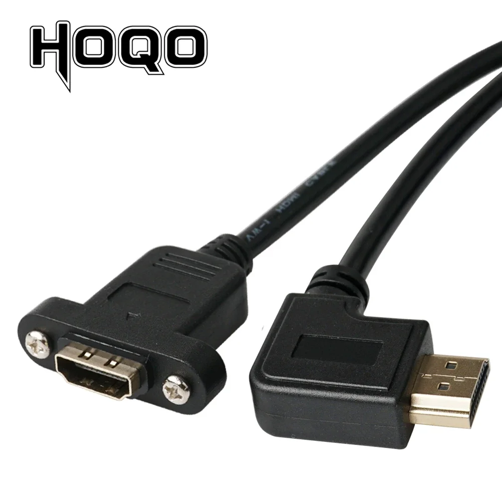 HDMI-совместимый соединительный шнур для панели папа-мама с винтовым отверстием