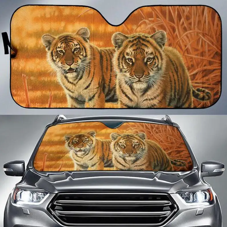 

Car Sun Shade Tiger, Auto Sun Shade,