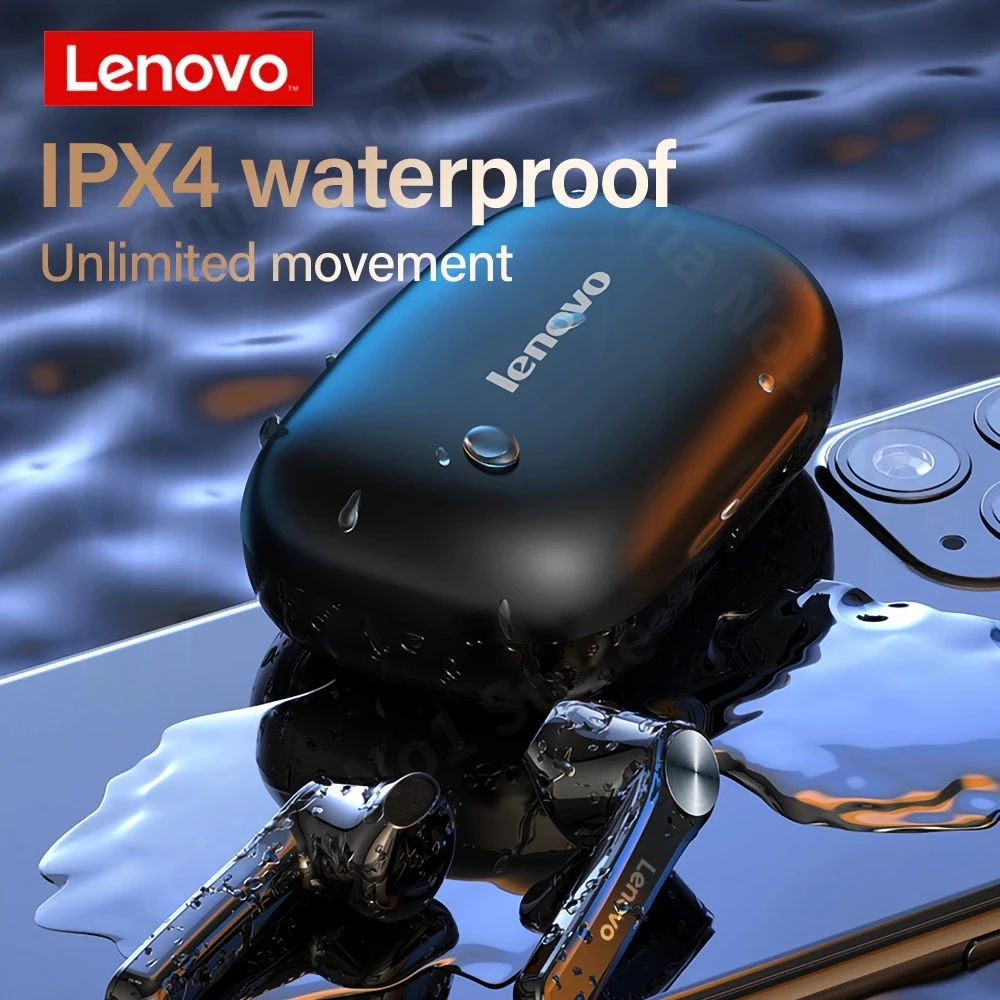 

New Lenovo QT81 TWS Wireless Headset Stereo Sports X8 Waterproof Earbuds Headset with Microphone Bluetooth Headset for allphones