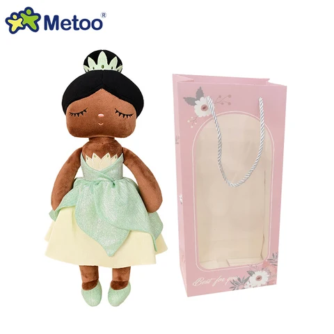 15 дюймов красивая корона принцесса куклы с коробкой мягкие детские игрушки плюши подарок на день рождения Metoo Angela куклы игрушки