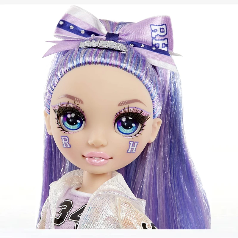 Модная Кукла-чарлидинг Rainbow High куклы Скайлер Брэдшоу аксессуары для девочек