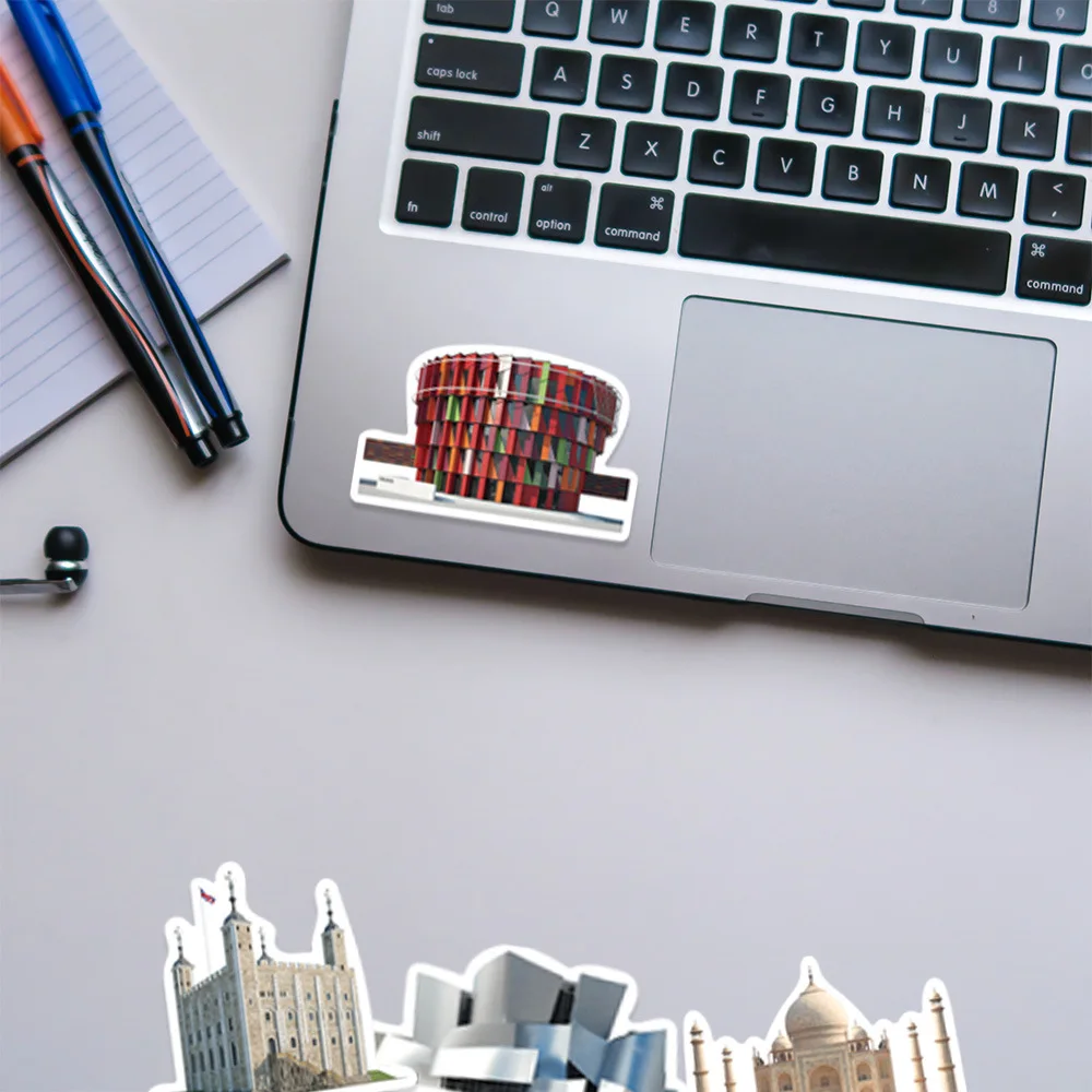 Рисунок 6 - Наклейки с изображением городов мира