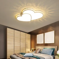 48w 30w crystal modern led ceiling chandelier for bedroom study childrens room lustre