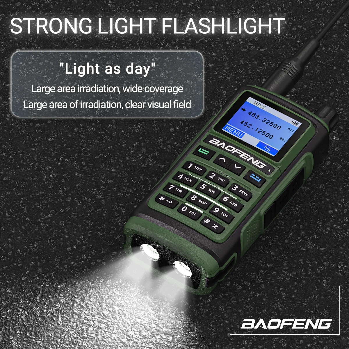 Baofeng UV-17 Pro 10W Walkie Talkie 16 KM Long Range Portable Ham Radios FM Amateur Professional 2-Way Radio UHF VHF For HunTing