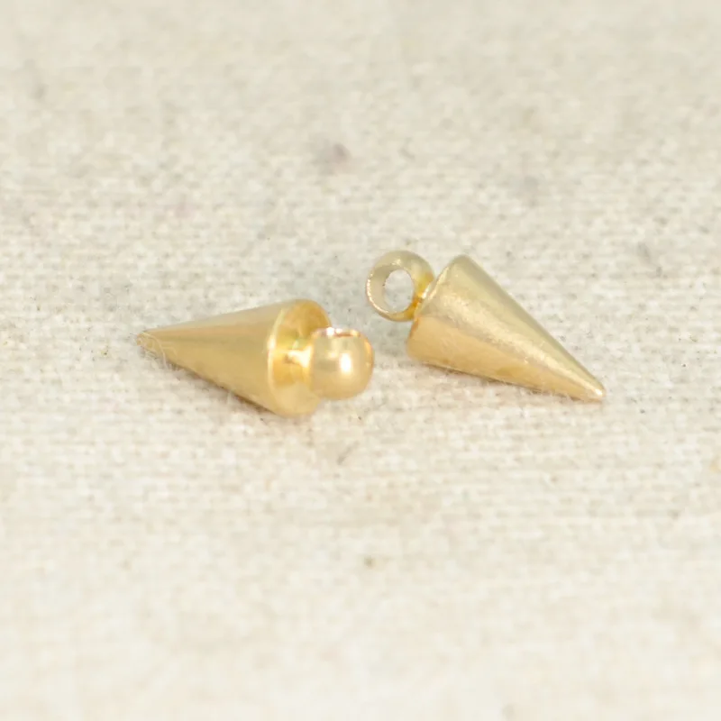 BoYuTe (100 шт./лот) 5 мм латунные подвески в виде капли воды бриллианты ручной работы