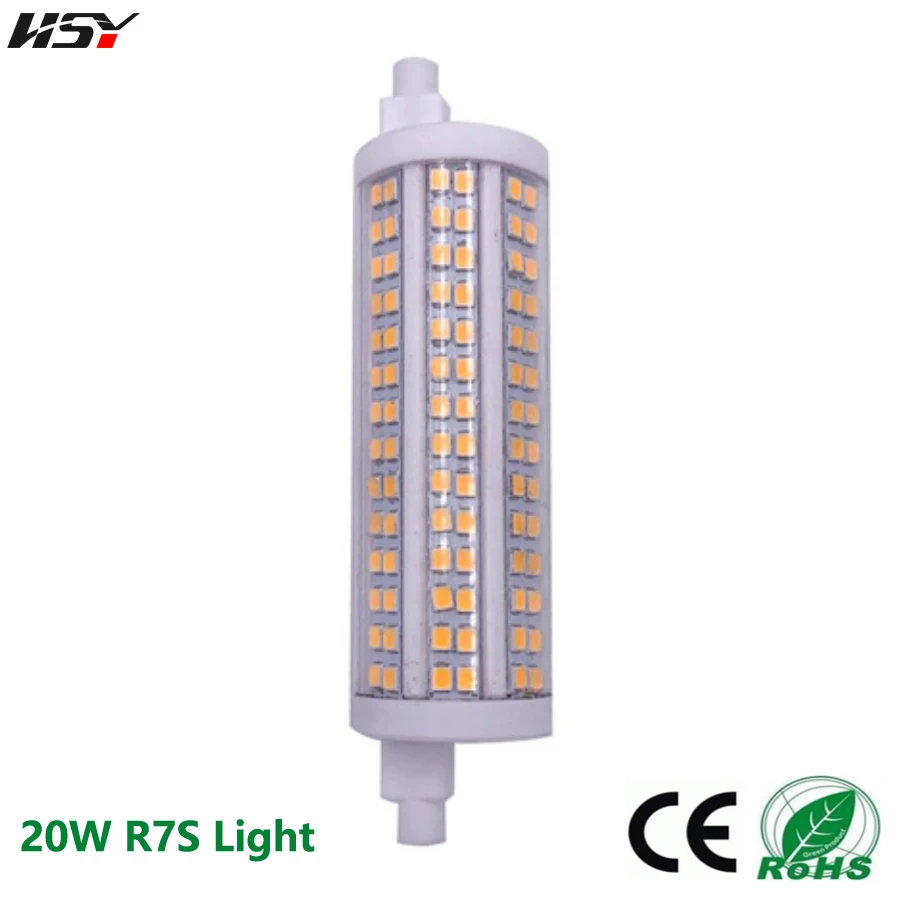 5PCS Wholesale 20W R7S LED Lamp 2200LM Led Light AC85-265V 300 Degree SMD2835 Corn Bulb For Home