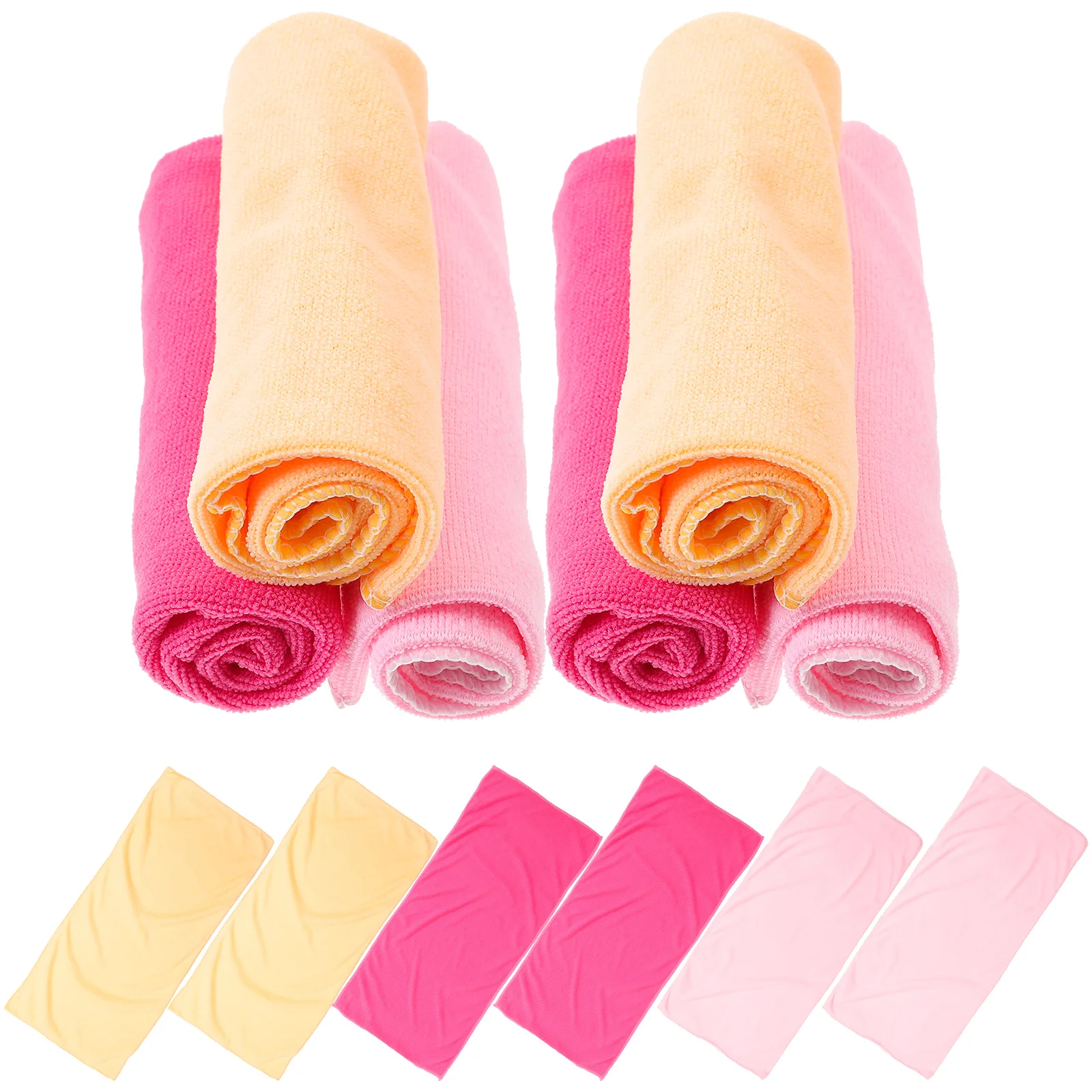 

12 Pcs Towels Microfibre Dog Bath Microfiber Body Shower Tool Pet Bathing Soft Cat