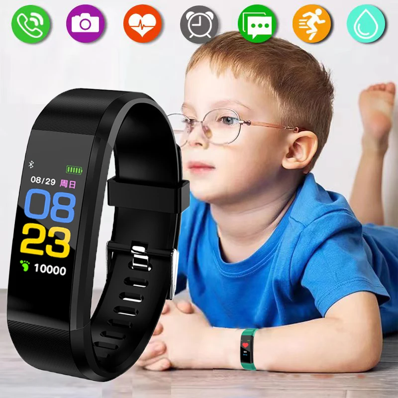 Sport Led Digital Child Watches Hodinky Smartwatch 8-18 Years Old