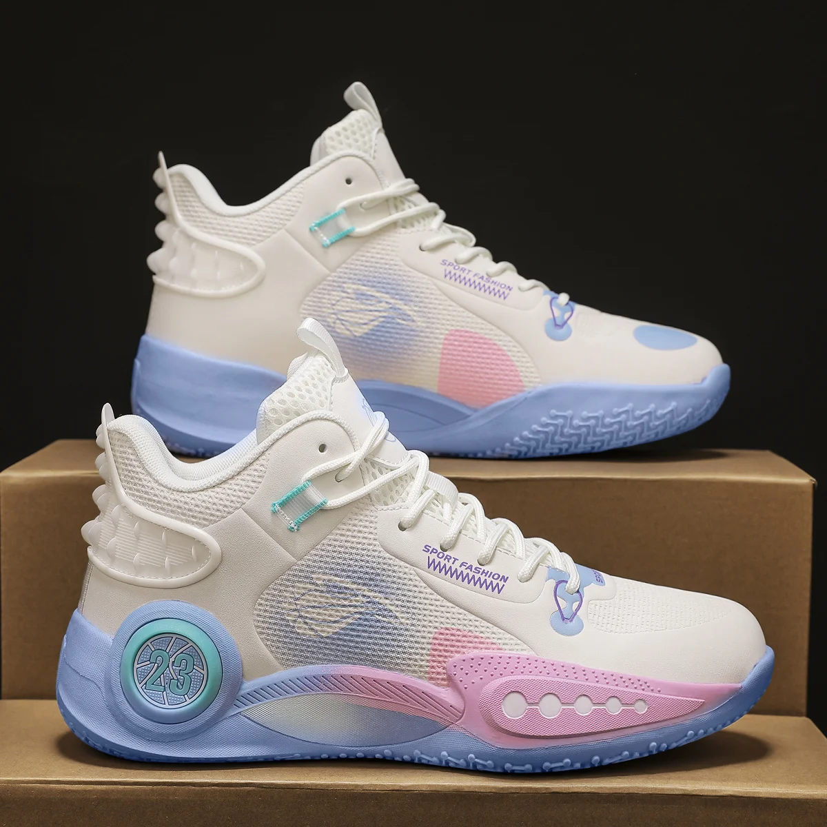 Мужская Баскетбольная обувь дышащая спортивная тренировочные атлетические