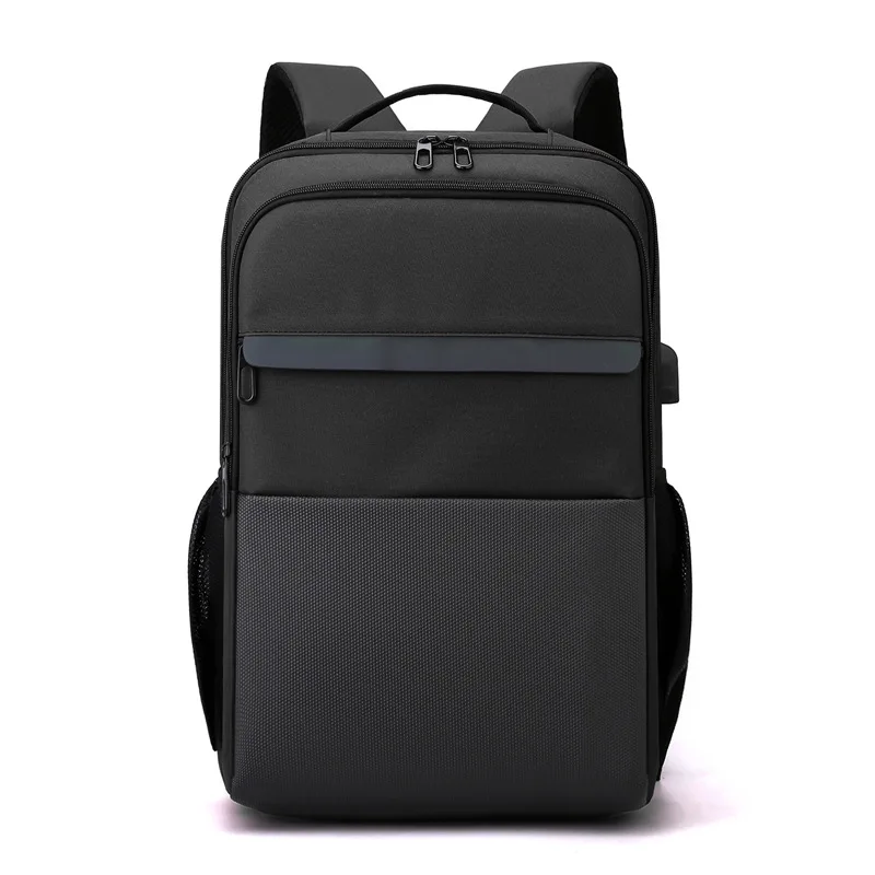 

Large Capacity Men Backpack Laptop 15.6 Inch Nylon Black USB Charging University Student School Backpack Women Casual 2022