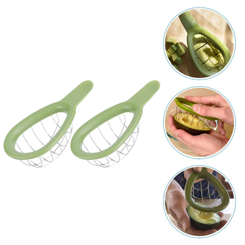 

2pcs Professional Avocado Cutting Tool Avocado Slicer Fruits Avocado Splitter Stainless Steel Avocado