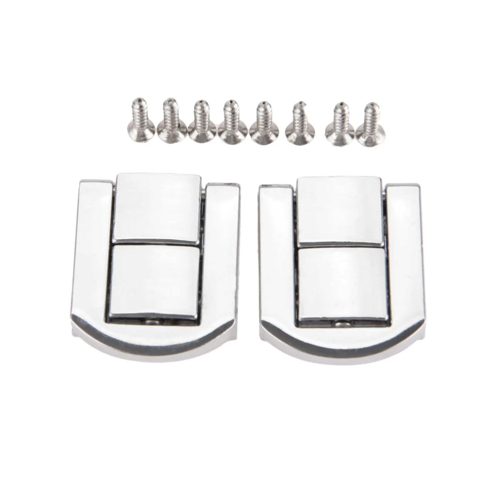 Серебристые защелки для шкатулок 2 шт.