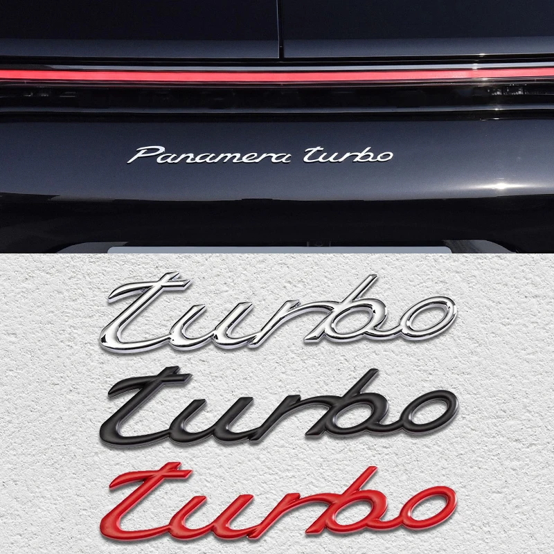 3D наклейка на автомобиль модифицированная ограниченная серия турбо-логотип