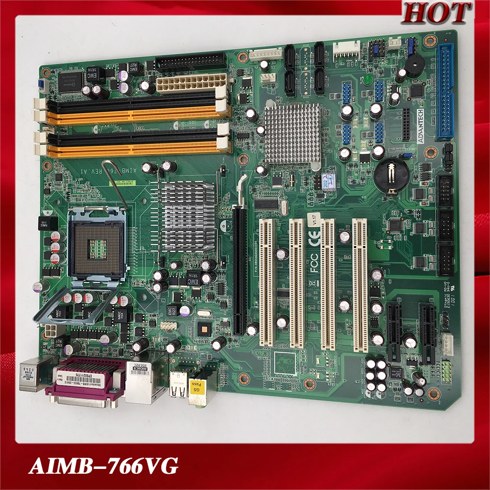 

Оригинальная материнская плата для промышленного компьютера для ADVANTECH AIMB-766 A1 A2 AIMB-766VG Rev.A1, полный идеальный тест, хорошее качество