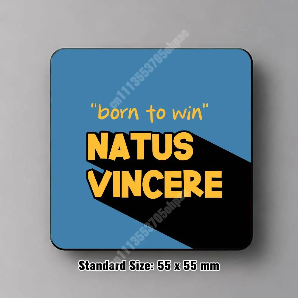 Фото Магнитная наклейка N-Navi N-Natus Vincere-S Born To Win, светоотражающая наклейка на холодильник для металлических поверхностей, магнитная табличка №5
