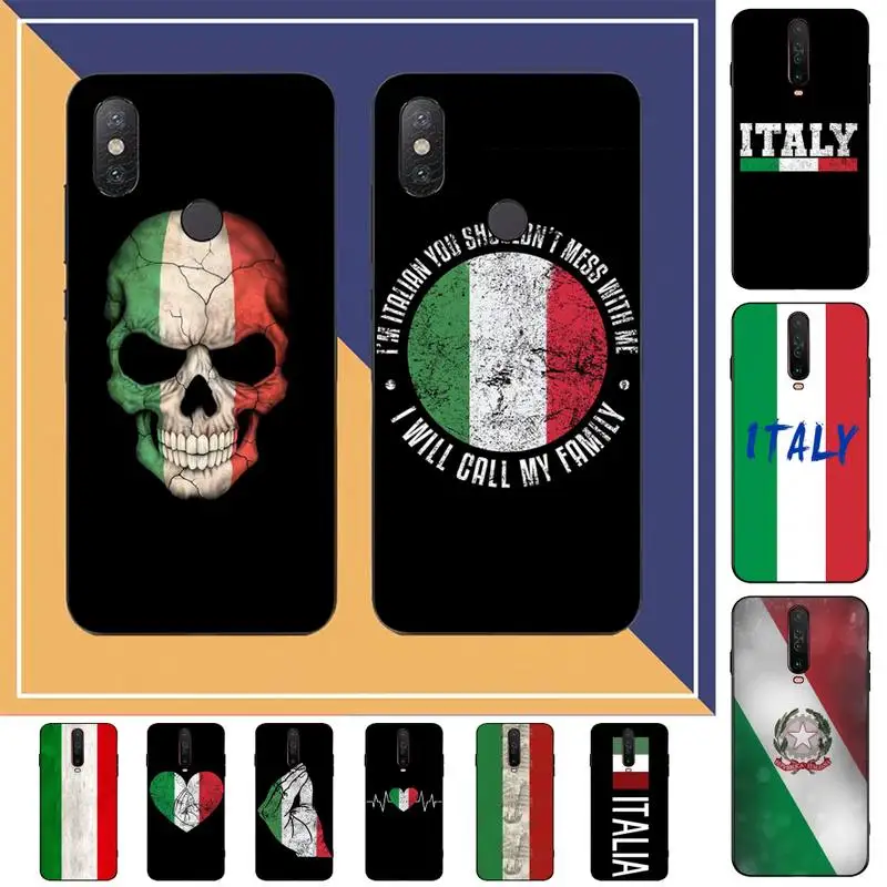 

Italy Flag Phone Case for Redmi Note 8 7 9 4 6 pro max T X 5A 3 10 lite pro