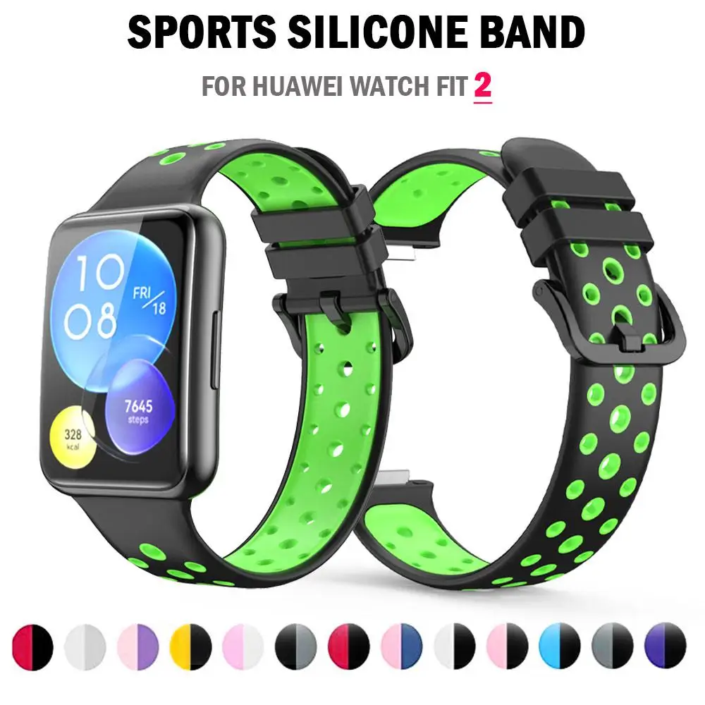 

Sport Band For Huawei Watch FIT 2 Strap Smartwatch Replacement Wristband Silicone Bracelet For Huawei Watch fit2 Accessorie New