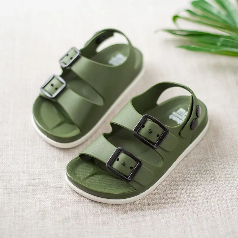 

Summer1-4 Years old Children Anti-slip Sandals 2023 Boys and Girls Plastic Shoes
