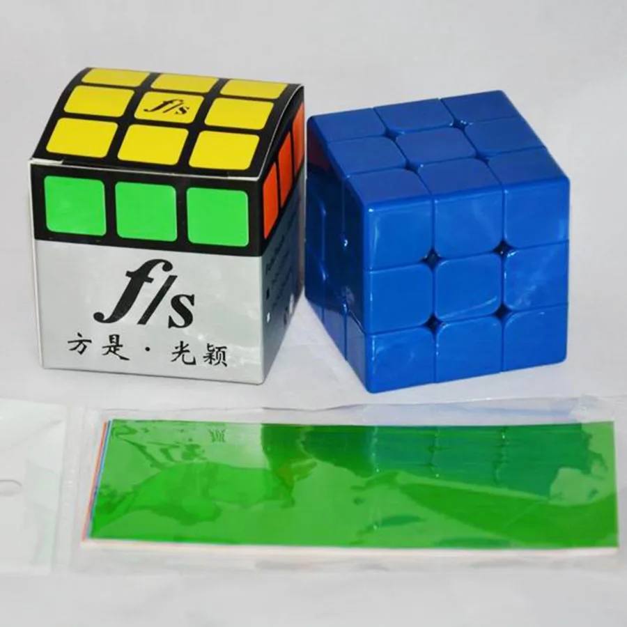 Спидкуб Fangshi 5 7 см 3x3x3 темно-синий в сборе без прилипания | Игрушки и хобби