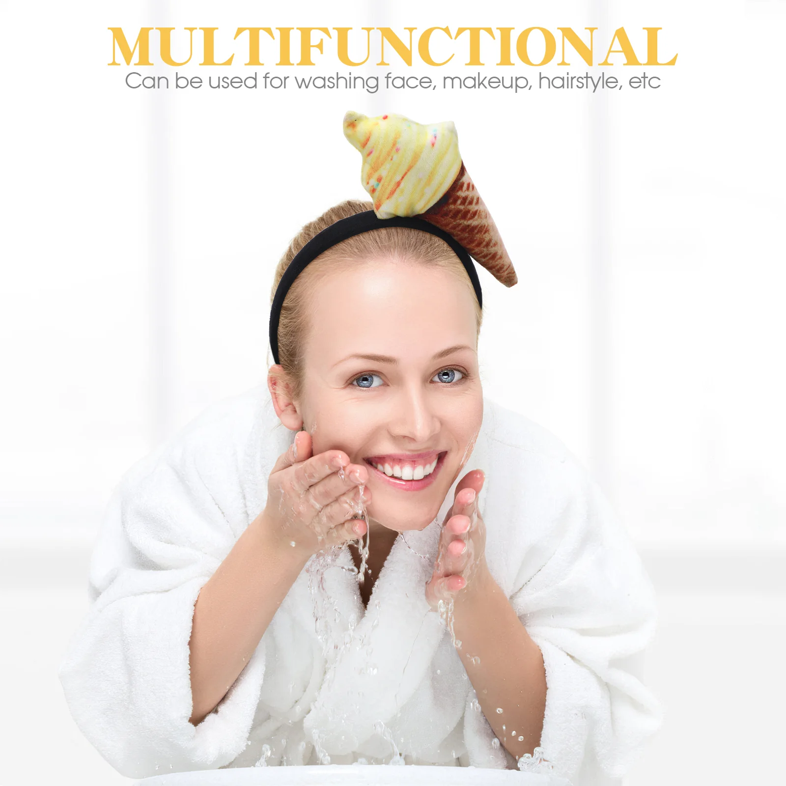 Кремовый человек украшение на Хэллоуин мини-шляпа для взрослых тканевая повязка